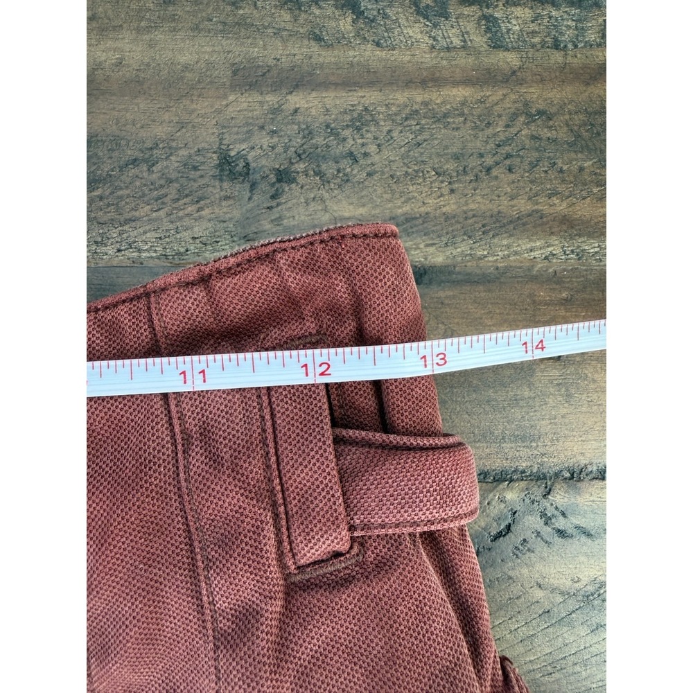 Free People Wide-Leg Dwell On Dreams Pleated High Waisted Trouser Size 4 in Rust - Picture 7 of 10